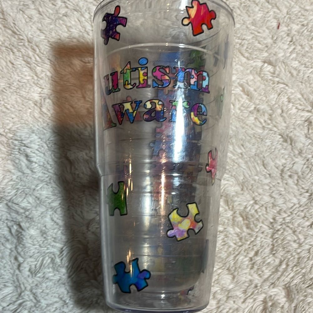 Autism awareness Tervis cup 24 ounce